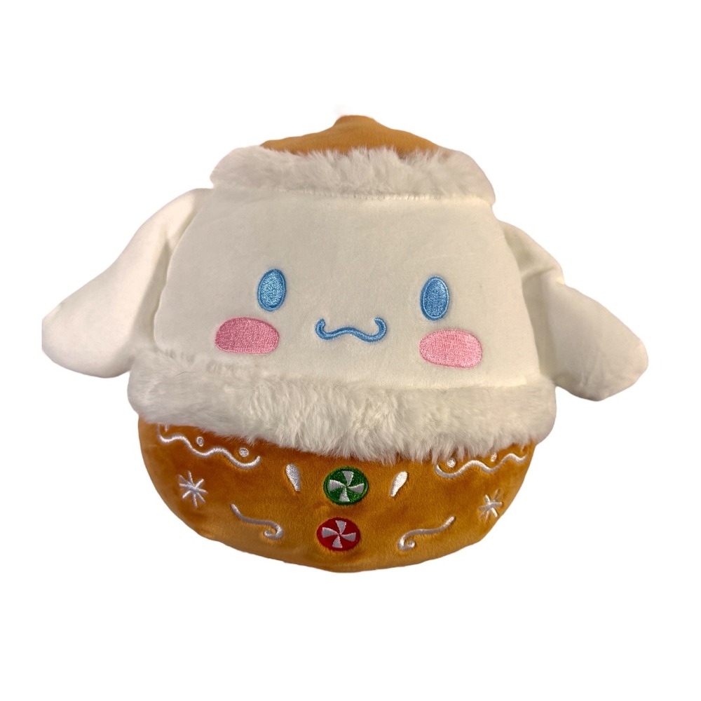 Squishmallows Cinnamoroll Gingerbread Holiday Plush Toy Hello‎ Kitty And Friends